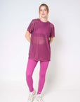 Camiseta Oversized Dreams Vino