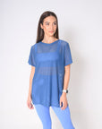 Camiseta Oversized Dreams Azul trinidad