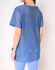 Camiseta Oversized Dreams Azul trinidad