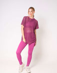 Camiseta Oversized Dreams Vino