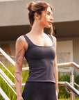 Blusa Dupla Face - Azul Marinho e Off White