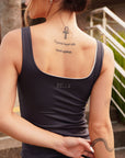 Blusa Dupla Face - Azul Marinho e Off White